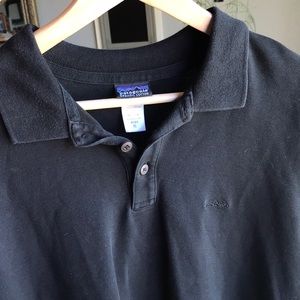Patagonia Men’s Black Short-Sleeve Polo